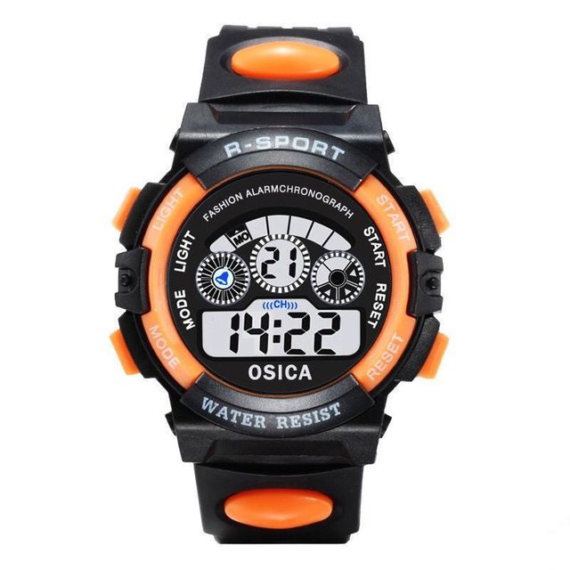 Children's electronic watch color luminous dial life waterproof multi-function electronic watch for boys and girls