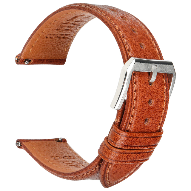 Hight Quality Watch Band Quick Release Soft Genuine Leather Strap for Huawei GT2 Pro ECG 22mm 20mm Mens Smartwatch Accessories