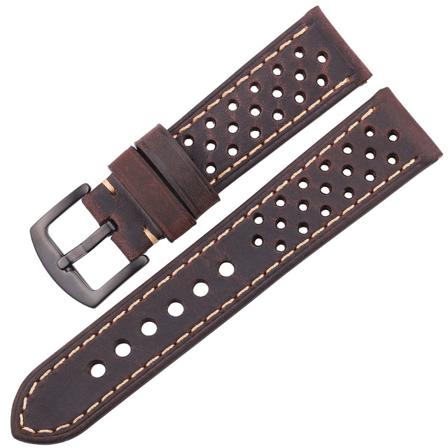 Cowhide Watches 20mm 22mm Genuine Leather Vintage Wrist Strap Strap For Samsung Galaxy Watch 46mm Bracelet