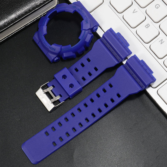 For G-SHOCK GA100 GA110 GA120 GD100 GD110 GD120 Watch Strap Watch Case Men Matte Wristwatch Sport Watch Silicone Case Strap