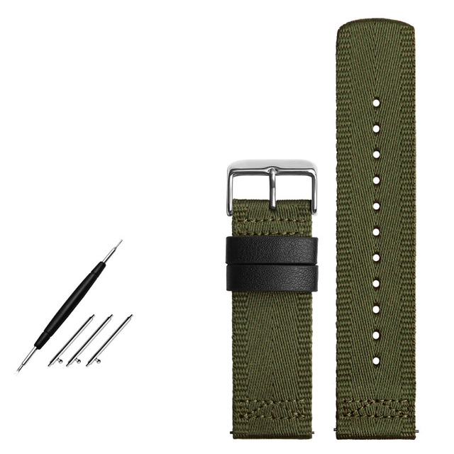 Senior nylon watch band 24mm for casio GA 2000 PRG-600YB-3 prg-650 PRW-6600 watch strap waterproof bracelet wrist band