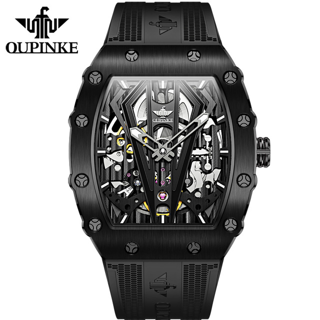 OUPINKE Luxury Brand Men's Mechanical Watches Automatic Swiss Movement Waterproof Sapphire Mirror Men Automatic Watches