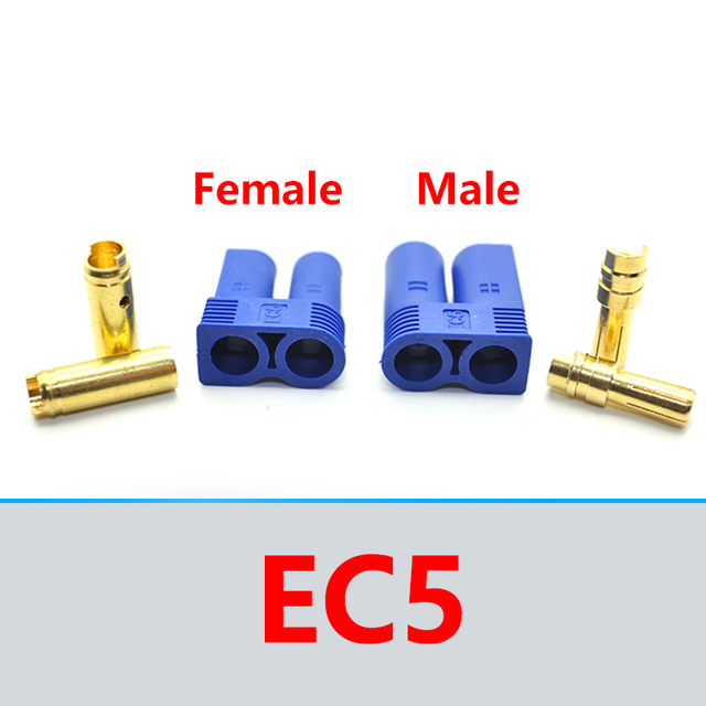 2/5/10 Pair XT60 XT90 EC2 EC3 EC5 EC8 t Plug Battery Connection Kit Male And Female Gold Plated Banana Plug For RC Parts