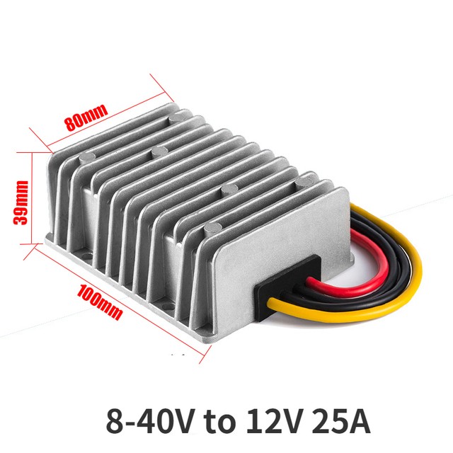 Boost Buck 8V-40V to 12V 13.8V 19V 3A 6A 10A 15A 20A 300W DC DC Voltage Stabilizer Power Converter Regulator