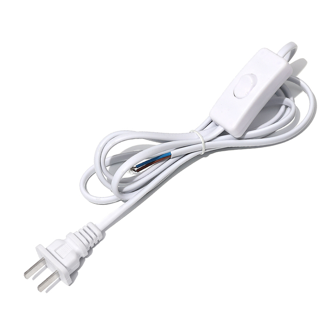 High quality switch power cord with 303 switch power cord, desk lamp electric power cord, flat socket power cord