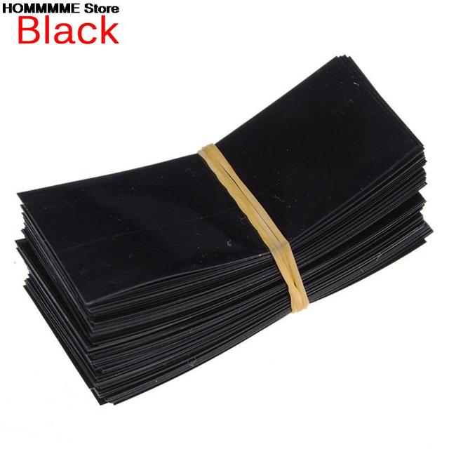 HOT SALE 100pcs Li-ion PVC Heat Shrink Tubing 18650 Battery Wrap Precut Size 72*18.5mm Battery Film Tape Battery Cover