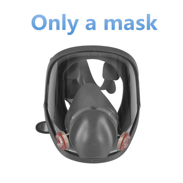 High Quality 15/17 in 1 Chemical Gas Mask 6800 Dust Respirator Paint Repeller Spray Silicone Full Face Mask Filter