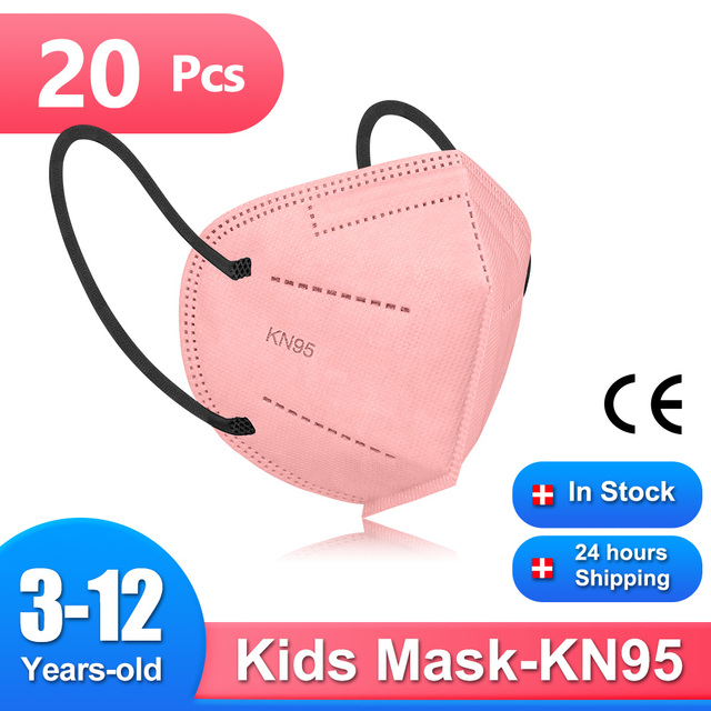 قناع أطفال من Morandi KN95 قناع FFP2 Mascarillas FPP2 معتمد وقاية صحية للأطفال قناع وجه CE masque enfant ffp2fan niños FP2