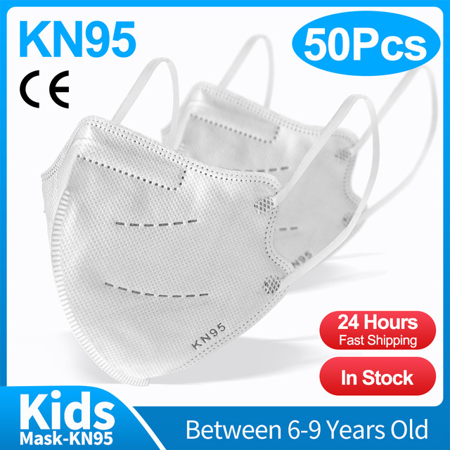 6-9 Old Children Mask FFP2 Masks KN95 Kids 5 Layers Mascarilla Infantil FPP2 Homologada FFP2 Mascarillas Niños FFP2mask Kids