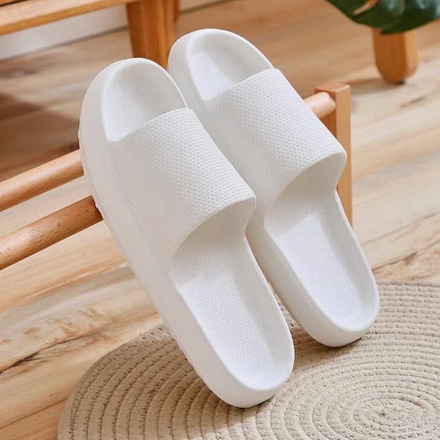 Female Home Slippers Summer Women Thick Platform Slides Women's Sandals Flip Flops Beach Sandal Mule Anti-slip Slippers for Men