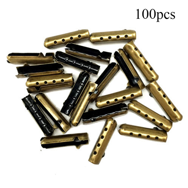 100pcs/set Shoelace Head aglet DIY Shoelaces Repair Tips Lace Shoe Lace Replacement End Shoes Rope Head Rope Cip Tail Clasp Bullet