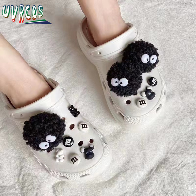 1 Set Handmade DIY Crocs Charms Bling JIBZ Buckle Rhinestone Accessories Metal Chain Clog Garden Shoe Decoration Girls 지지