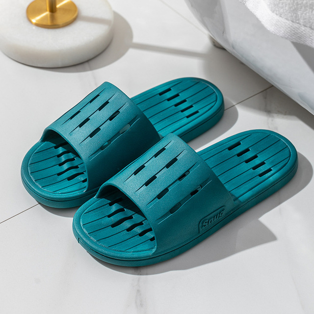 Bathroom Leakage Slippers Women Summer Indoor Bath Non-slip Quick-drying Shoes Couples Home Wear-resistant Sandals Slippers