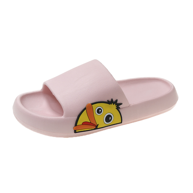 Cute cartoon female slippers summer 2022 new girl heart home non-slip deodorant couple thick bottom sandals outer wear women