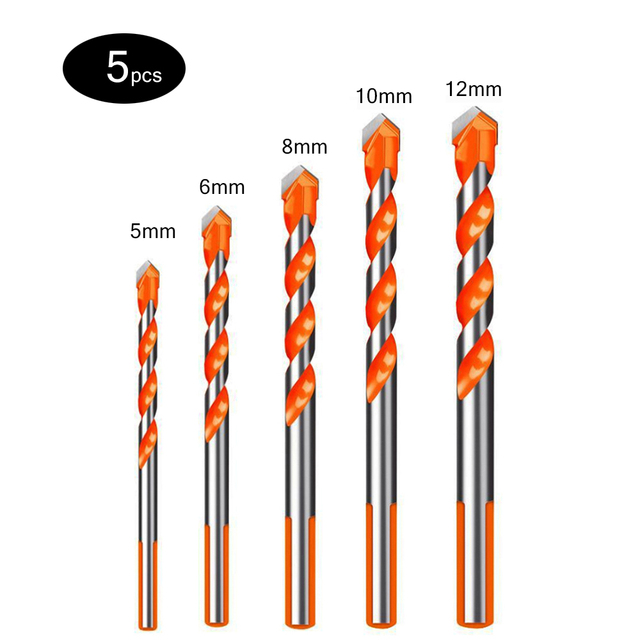 3-12mm high quality professional multifunctional drill bit sets for ceramic tile, concrete, wall, metal and wood drilling