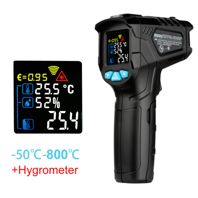 Digital Thermometer 800 Infrared Thermometer Laser Thermometer Thermography Thermometer Temperature Thermostat Termometro