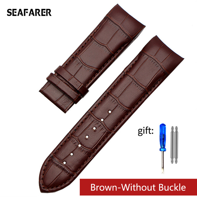 Genuine Calfskin Watchband Watch Band Strap for Tissot Couturier T035 T035617 627 T035439 Watch Band 22/23/24mm Brush Buckle