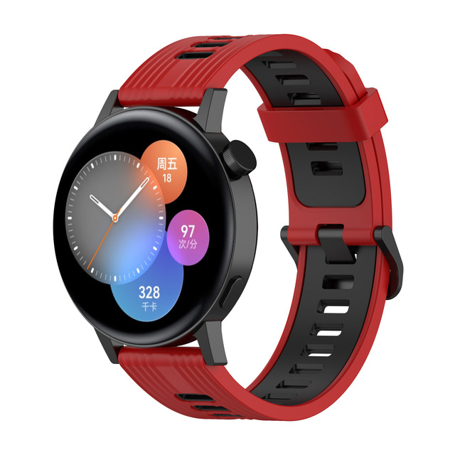 Silicone Band for Huawei Watch GT3 46mm/42mm 22mm/20mm Soft Silicone Sport Quick Release Watch Strap for Huawei GT3 Smartwatch