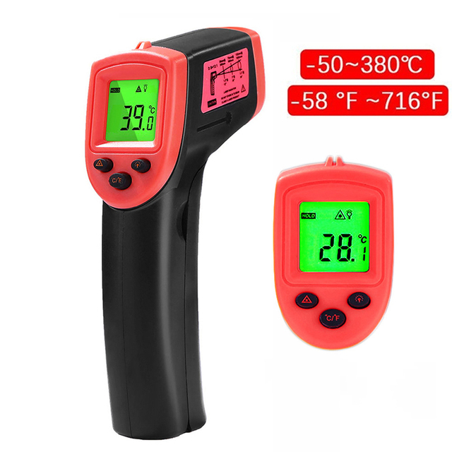 Infrared Digital Thermometer GM320 Non-Contact Thermometer Thermometer -50~380/-50~600°C