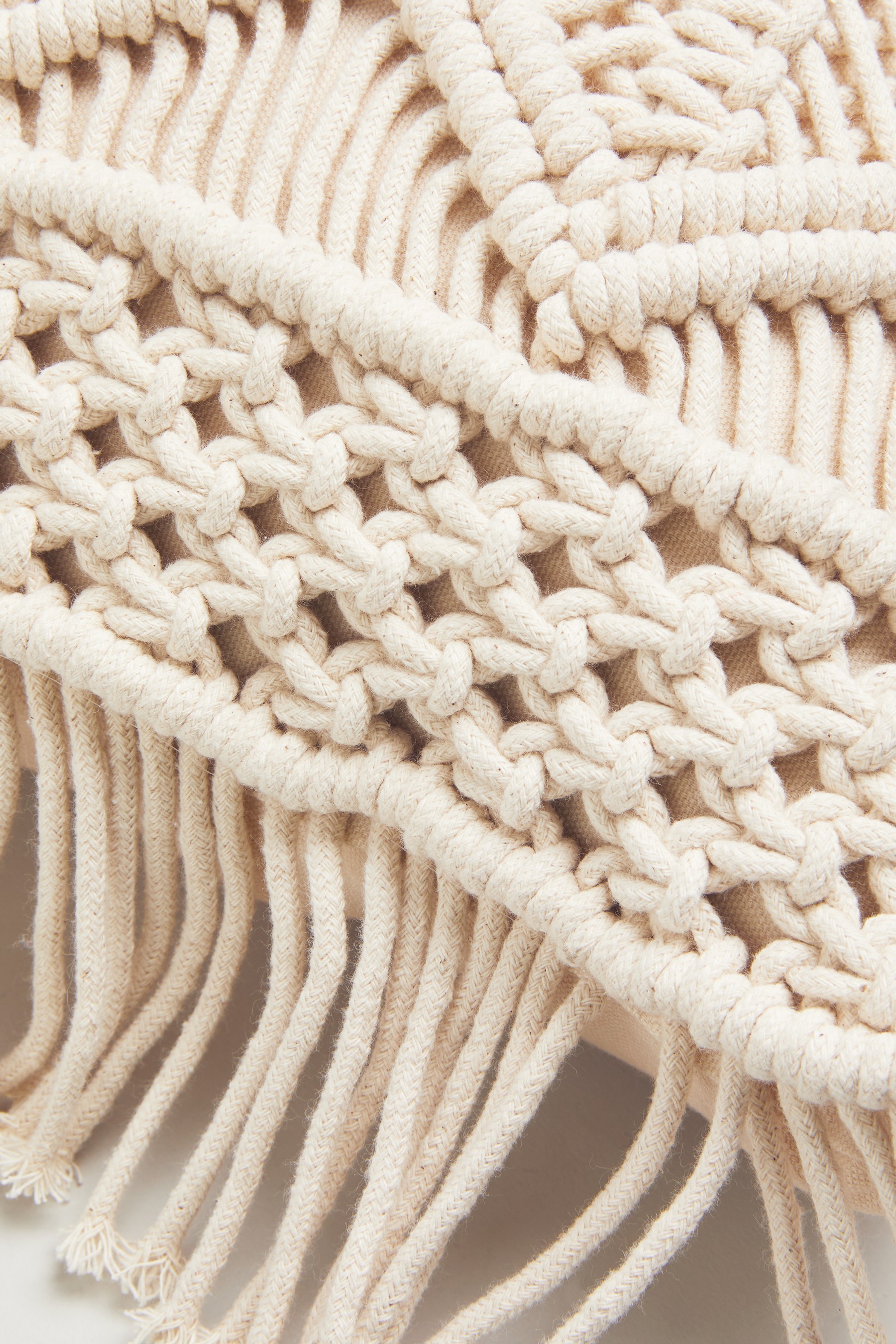 Macramé Tassel Cushion