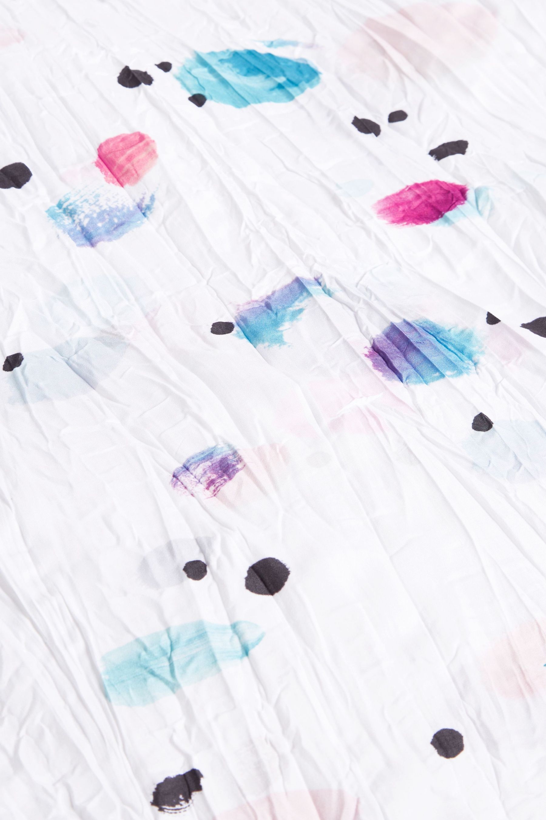 Simply Soft Crinkle Painted Spots Duvet Cover and Pillowcase Set