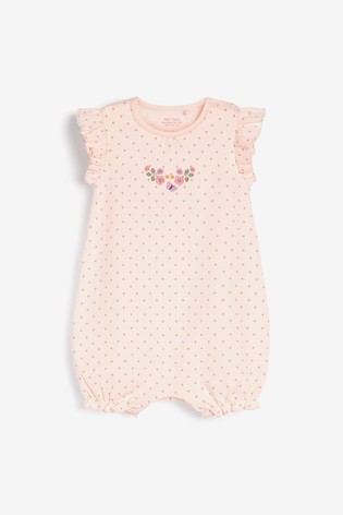 4 Pack Pretty Baby Rompers (0mths-3yrs)