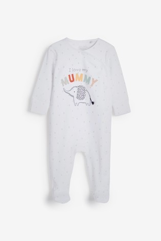 Single Baby Sleepsuit (0-18mths)