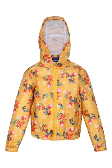 Regatta Peppa Pig™ Yellow Muddy Puddle Waterproof Jacket