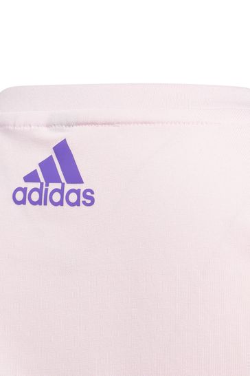 تيشيرت أبيض سبورتسوير تك من adidas الصغار الصغار