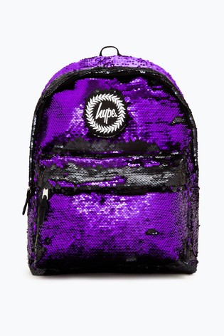 Hype. Girls Purple Midnight Sequin Backpack