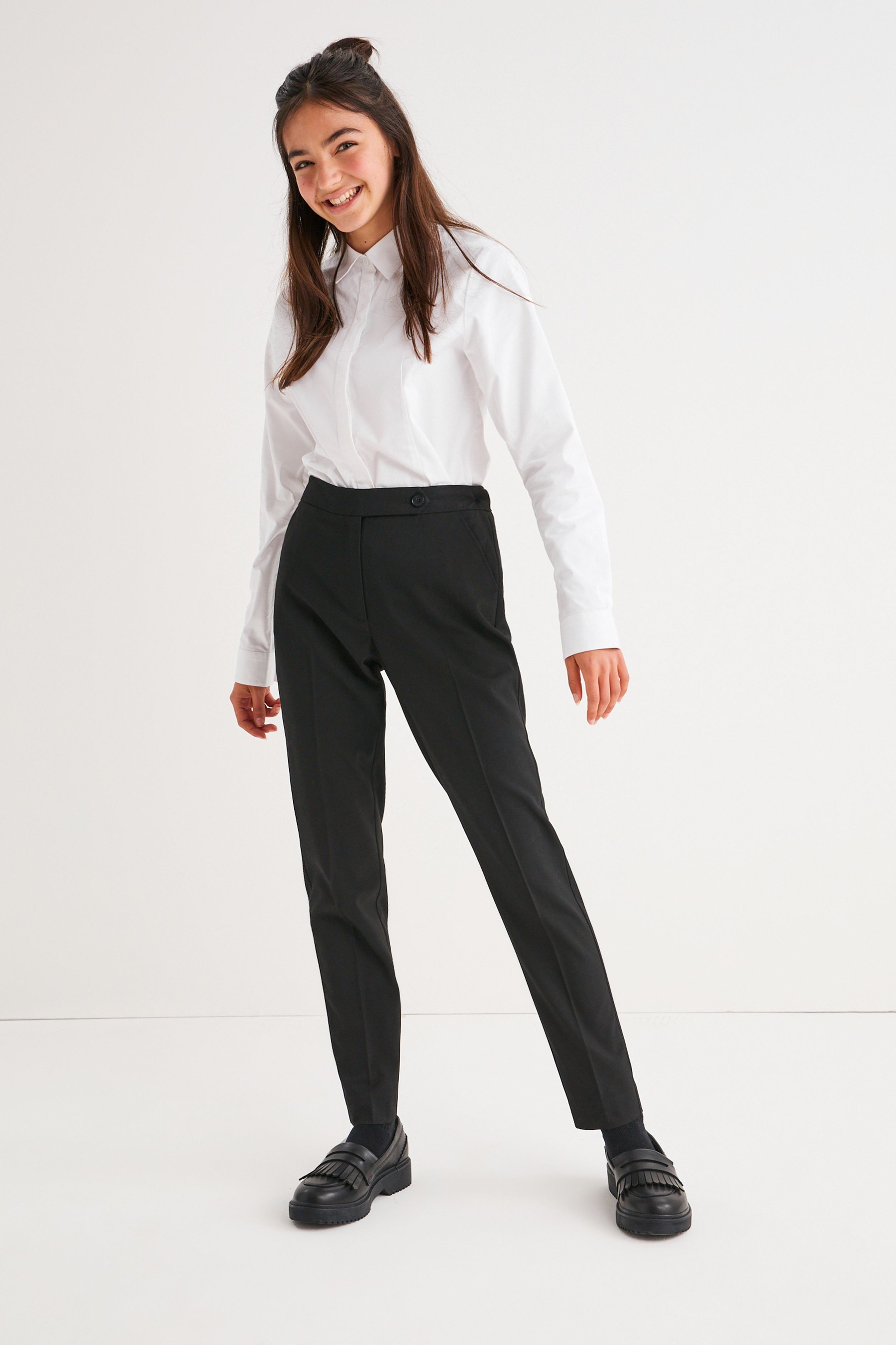 Plain Front School Trousers (3-17yrs)