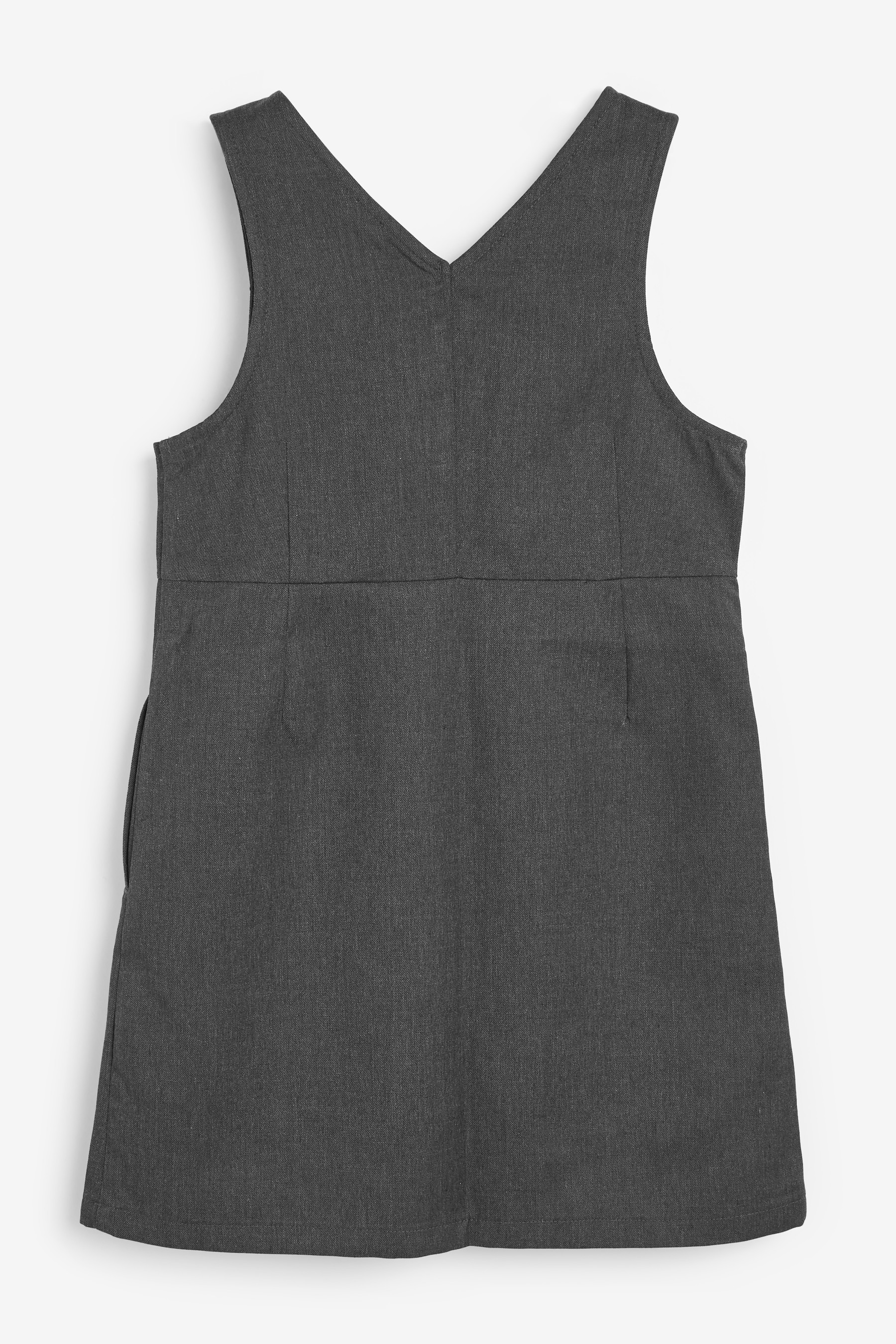 Heart Button Through Pinafore (3-14yrs)