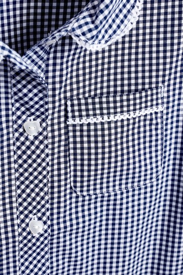 Drop Waist Gingham School Dress (3-14yrs)