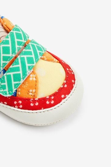 Little Bird Baby Rainbow Patchwork Pram Shoes