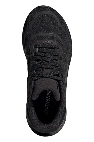 adidas Black Duramo 10 Youth & Junior Lace Trainers