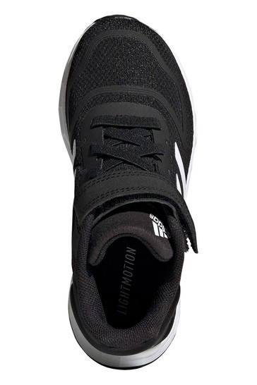 adidas Duramo 10 Youth & Junior Black Strap Trainers