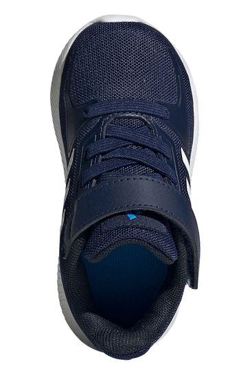 adidas RunFalcon Infant Navy Blue Strap Trainers