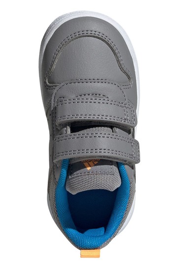 adidas Tensaur Infant Grey Strap Trainers