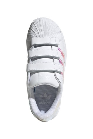 حذاء رياضي Superstar Velcro Junior من adidas Originals