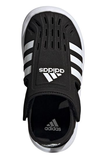 adidas Junior Black Adilette Sandals