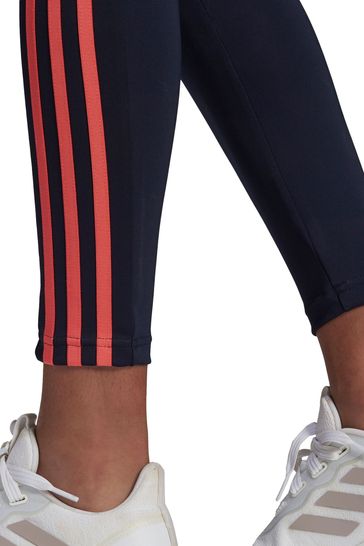 بنطال ضيق من Adidas 3 Stripe High Rise 7/8