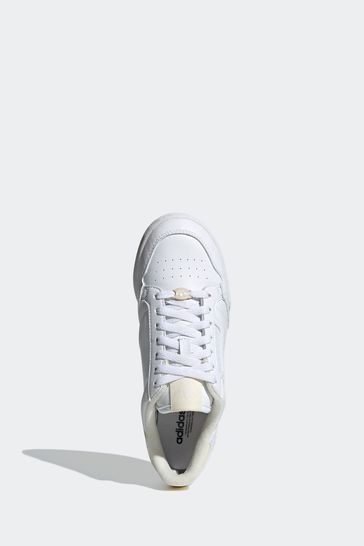 adidas Womens White Continental 80 Vegan Trainers