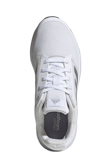 adidas White Galaxy 5 Trainers