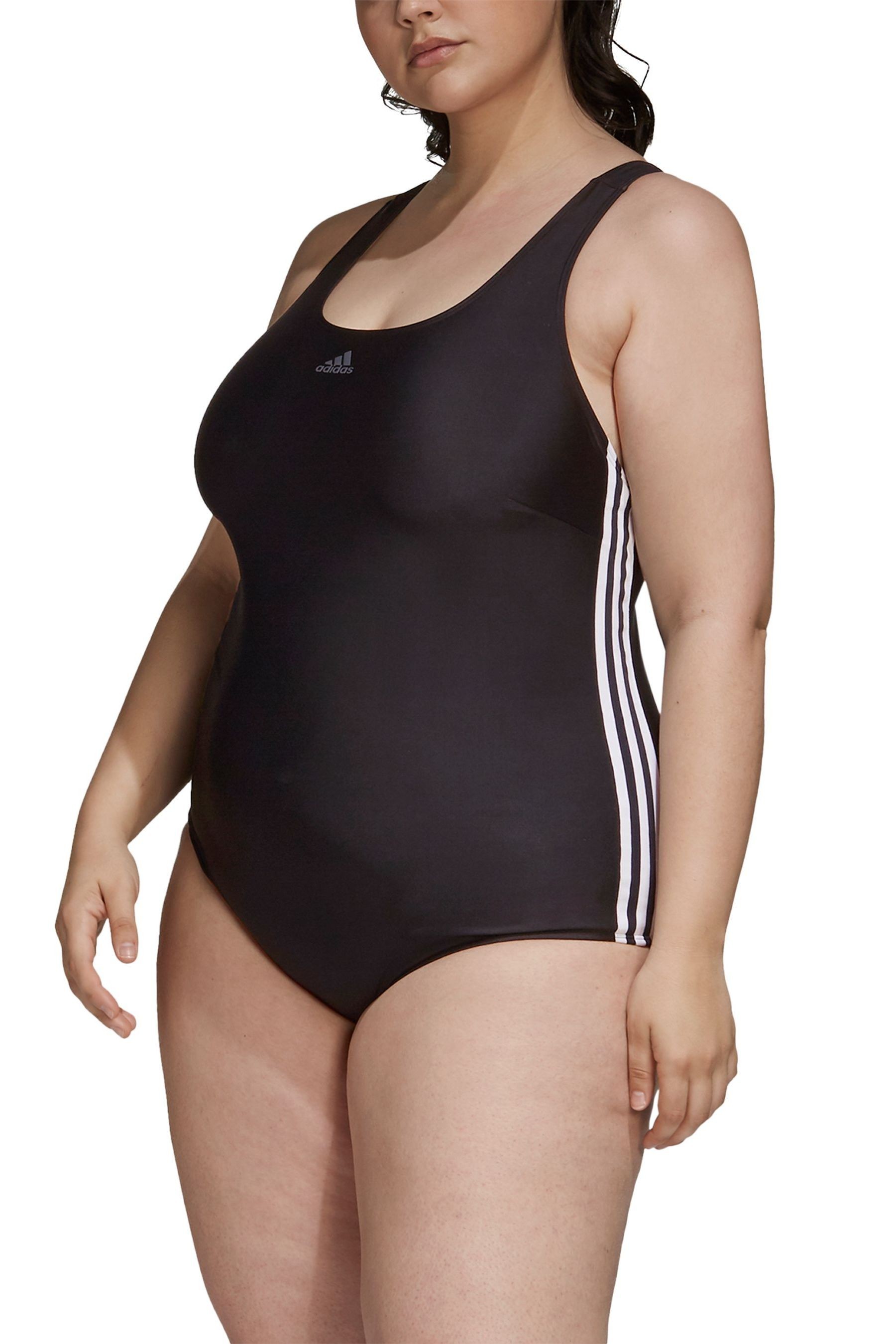 adidas Curve 3 Stripe Fit Swimsuit