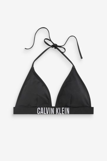 بلوزة بيكيني سوداء من Calvin Klein