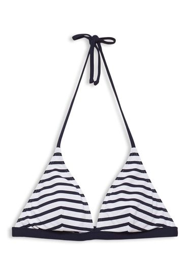 Esprit Navy Blue Recycled Padded Halter Top