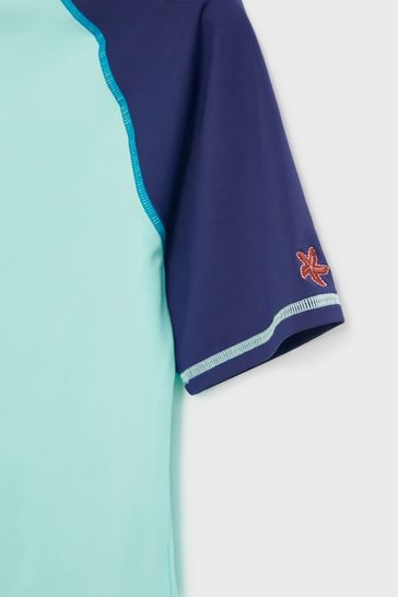 White Stuff Blue Ruby Rash Vest