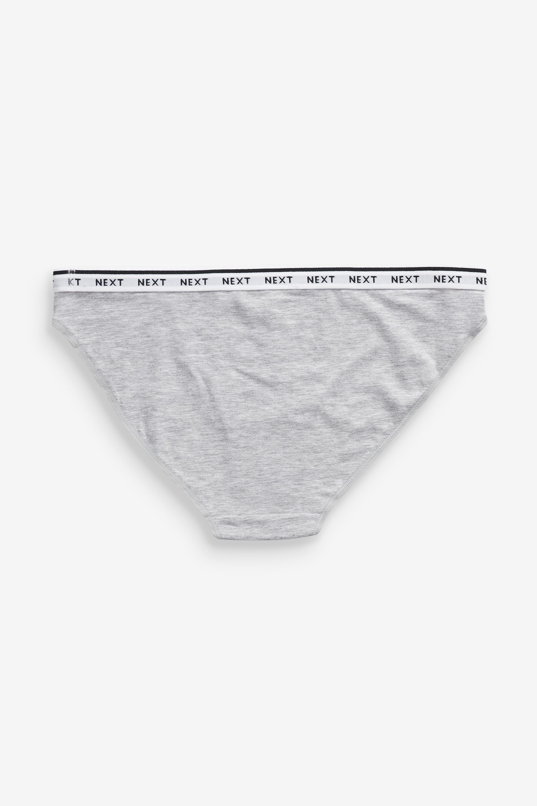 Cotton Rich Logo Knickers 7 Pack High Leg