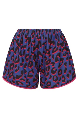 HotSquash Blue Jersey Shorts Pyjama Set