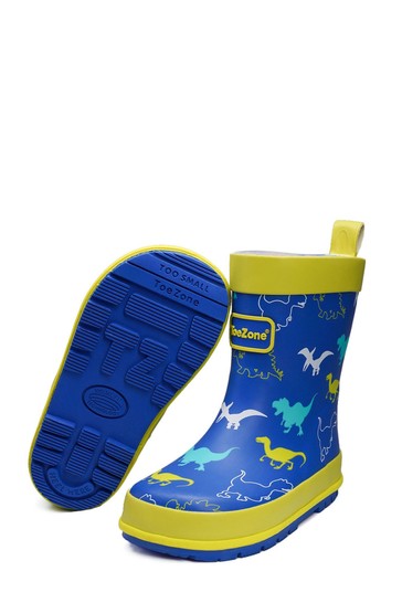 ToeZone الأزرق ديناصور Wellies